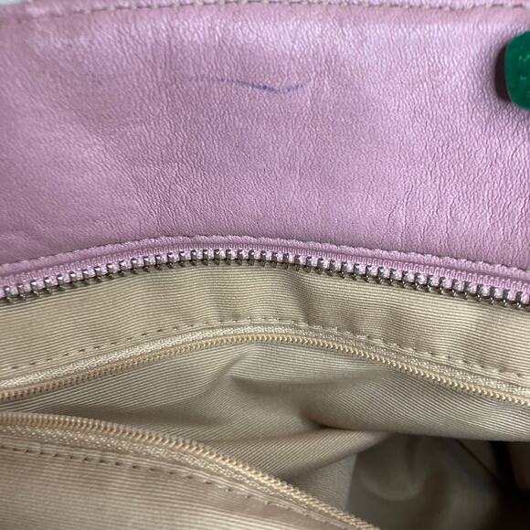 Coach Hamilton Pink Pebbled Leather Tote Shoulder Bag - Picture 9 of 14